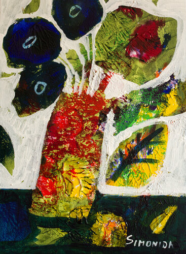 Playful Still Life 2 van Simonida Djordjevic, Schilderij te koop op Singulart