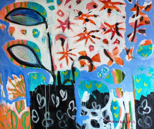 Fauvist Vase von Simonida Djordjevic, Malerei kaufen auf Singulart