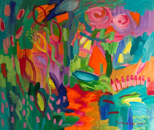 From the Abstract Park von Simonida Djordjevic, Malerei kaufen auf Singulart