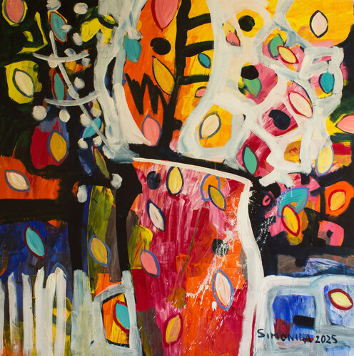 Playful Vase 2 von Simonida Djordjevic, Malerei kaufen auf Singulart