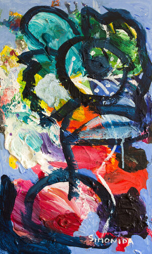 Mighty Flower von Simonida Djordjevic, Malerei kaufen auf Singulart