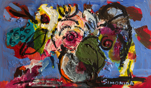 Expressionist Still Life 4 di Simonida Djordjevic, Pittura in vendita su Singulart