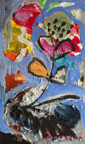 Flower from the Stone von Simonida Djordjevic, Malerei kaufen auf Singulart