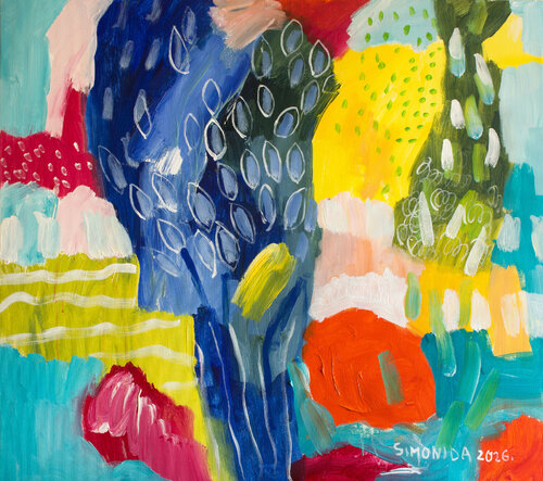Abstract Landscape von Simonida Djordjevic, Malerei kaufen auf Singulart