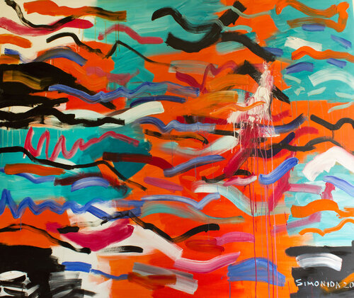 Samba Rhythm 2 de Simonida Djordjevic, Pintura a la venta en Singulart