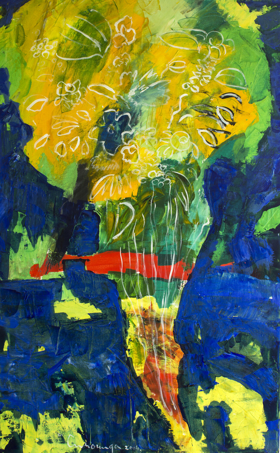 Harmony of Yellow and Blue Simonida Djordjevic