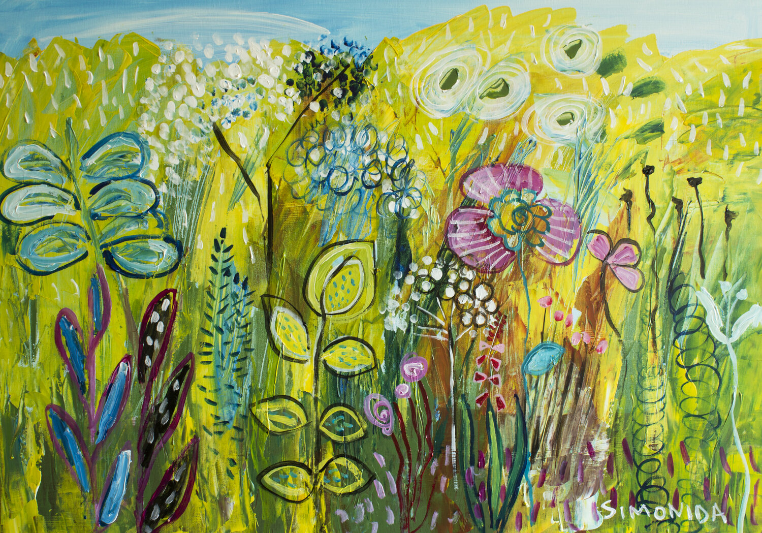 Summer Garden from Childhood Simonida Djordjevic