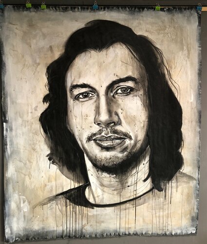 Adam Driver / Soft or cool? von titia ohlhaver, Malerei kaufen auf Singulart