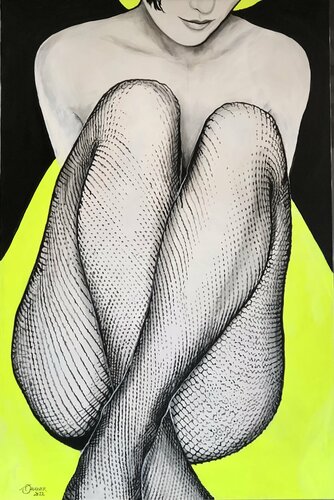 Walk on By! di titia ohlhaver, Pittura in vendita su Singulart