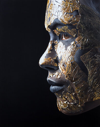 Golden mask 5 di Sergey Piskunov, Pittura in vendita su Singulart