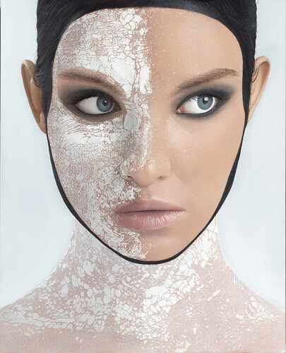 White mask 9 di Sergey Piskunov, Pittura in vendita su Singulart