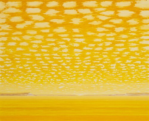 Borreguitos en el cielo... by Marietta Negueruela, Painting for Sale on Singulart