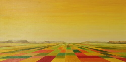 Campos de cultivo y cerros by Marietta Negueruela, Painting for Sale on Singulart