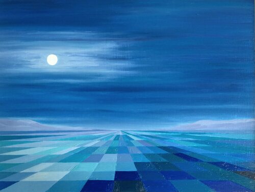 Azul oscuro Marietta Negueruela