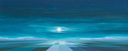 Luna llena de agosto by Marietta Negueruela, Painting for Sale on Singulart