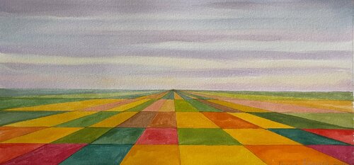 Paisaje metafísico II di Marietta Negueruela, Opera su carta in vendita su Singulart