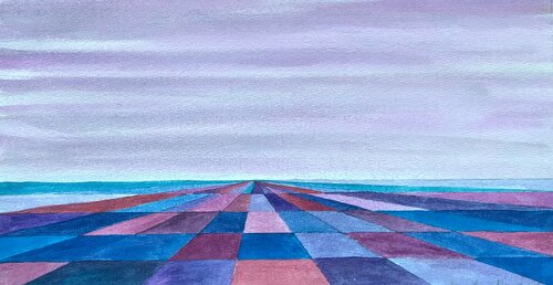 Paisaje metafísico IX van Marietta Negueruela, Werk op papier te koop op Singulart