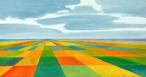 Paisaje metafísico XIV by Marietta Negueruela, Work on Paper for Sale on Singulart