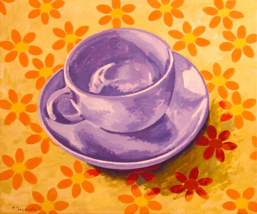 Taza vacía von Marietta Negueruela, Malerei kaufen auf Singulart