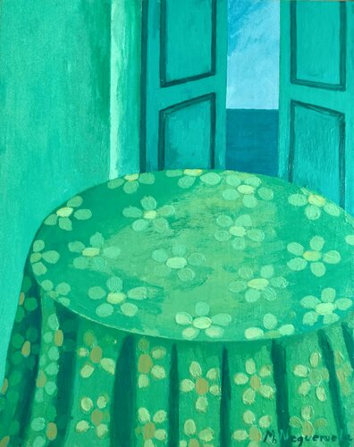 Verde que te quiero verde di Marietta Negueruela, Pittura in vendita su Singulart