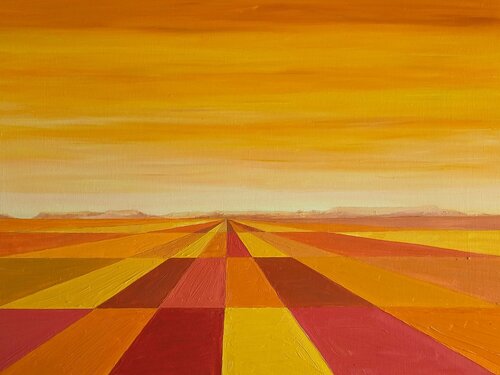 Paisaje de la nostalgia  Dos di Marietta Negueruela, Pittura in vendita su Singulart