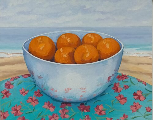 Naranjas y clavelinas Marietta Negueruela