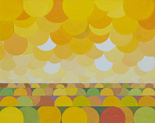 Paisaje de la nostalgia VI, Tierra de campos di Marietta Negueruela, Pittura in vendita su Singulart