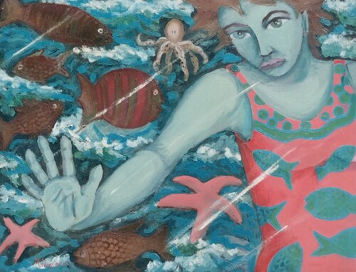 En la pecera di Marietta Negueruela, Pittura in vendita su Singulart