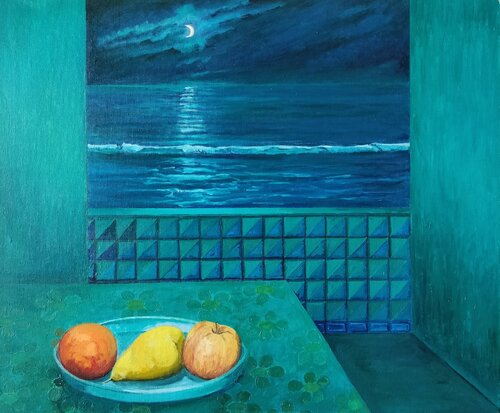 Sinfonía en verdes di Marietta Negueruela, Pittura in vendita su Singulart