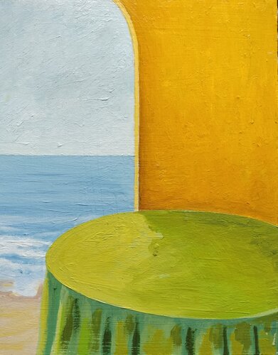 Mesa vacía by Marietta Negueruela, Painting for Sale on Singulart