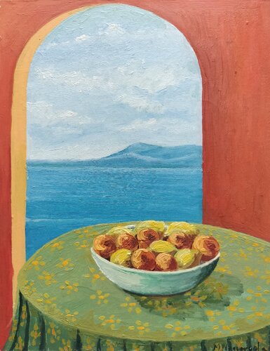 Frutero en interior by Marietta Negueruela, Painting for Sale on Singulart