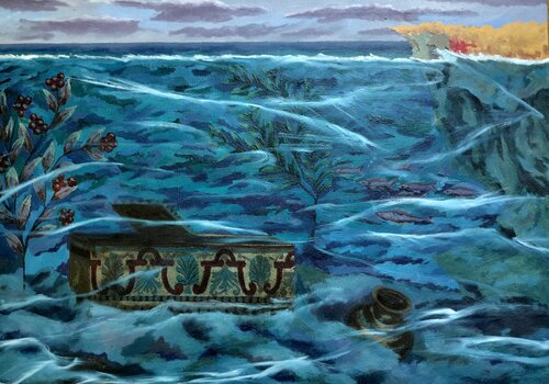 Tesoro egipcio von Marietta Negueruela, Malerei kaufen auf Singulart