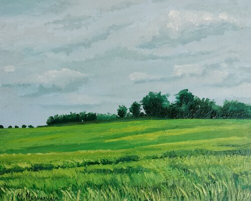 Corre que llueve. by Marietta Negueruela, Painting for Sale on Singulart