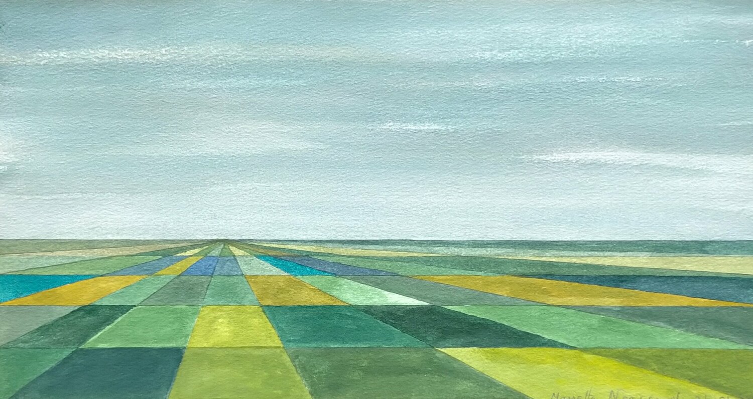 Paisaje metafísico VII Marietta Negueruela Werk auf Papier zu verkaufen
