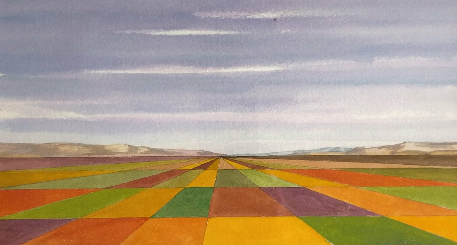 Paisaje metafísico XIX Marietta Negueruela Werk auf Papier zu verkaufen