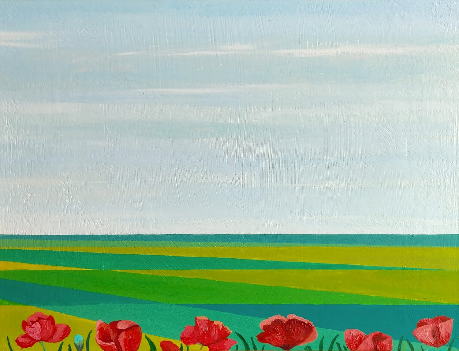 Amapolas en primavera III Marietta Negueruela