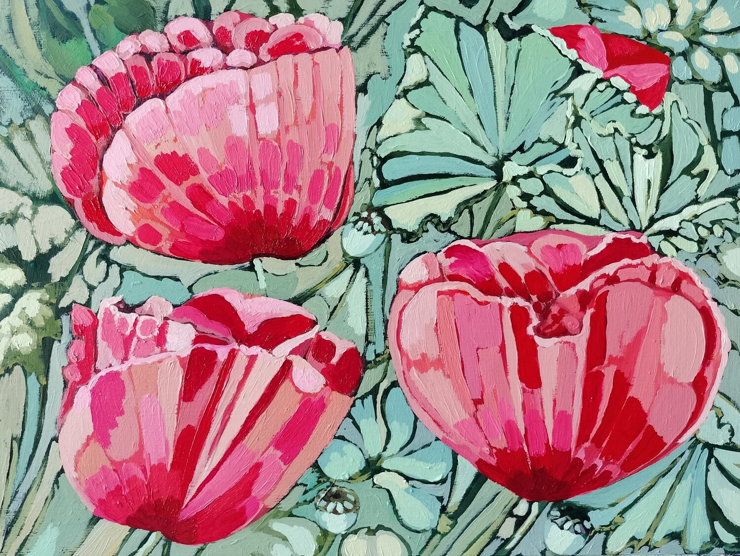 Amapolas modernistas Marietta Negueruela