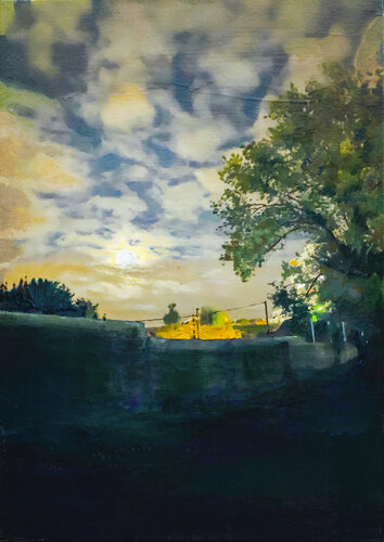 MOON LIGHT NOCTURN I von José Antonio Castro-Muñiz, Malerei kaufen auf Singulart