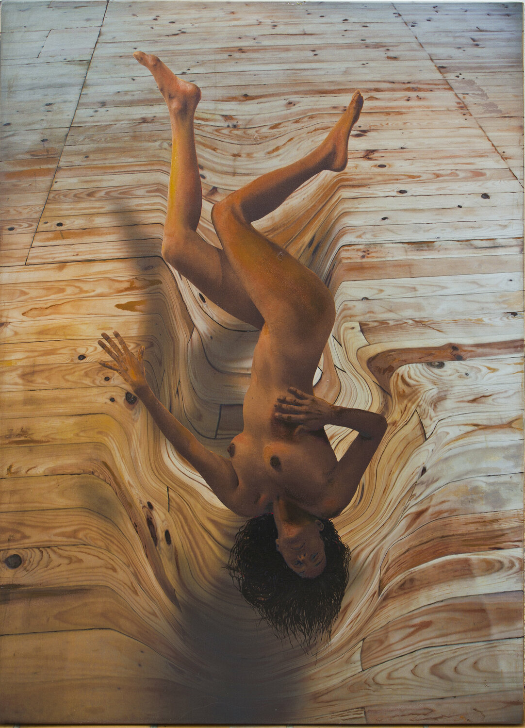 Bouncing on wood José Antonio Castro-Muñiz Originalgemälde zu verkaufen
