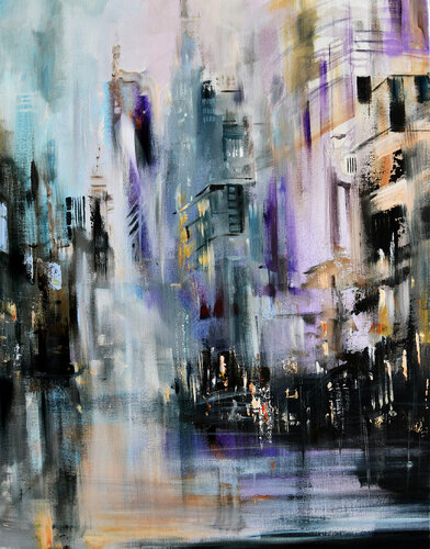 Stadtstille di Robert Hettich, Pittura in vendita su Singulart