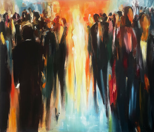 Mittendrin by Robert Hettich, Painting for Sale on Singulart