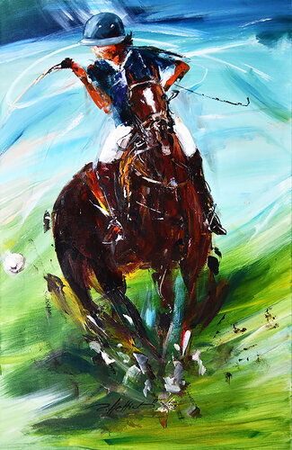 Polo I + 10 di Robert Hettich, Pittura in vendita su Singulart