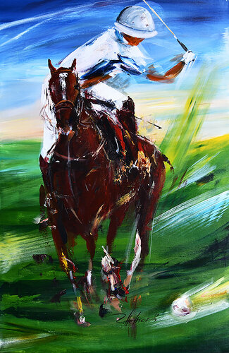 Polo III + 10 di Robert Hettich, Pittura in vendita su Singulart