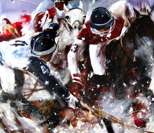 Ice Polo di Robert Hettich, Pittura in vendita su Singulart