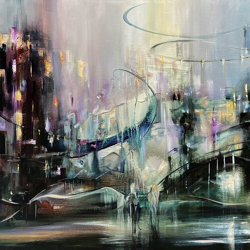 Die große Frage van Robert Hettich, Schilderij te koop op Singulart