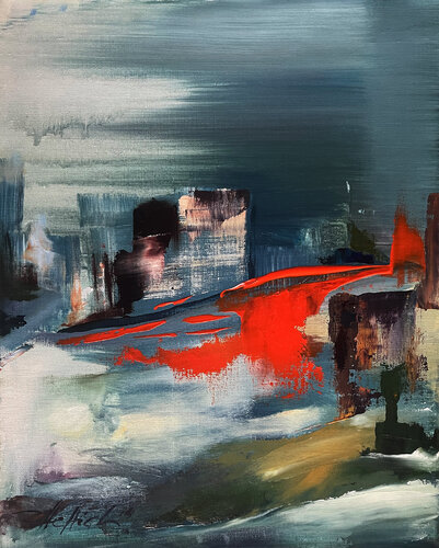 Über Brücken von Robert Hettich, Malerei kaufen auf Singulart