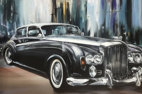 Bentley 1964 di Robert Hettich, Pittura in vendita su Singulart