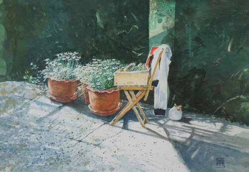 Margariten von Jürgen Deibl, Werk auf Papier kaufen auf Singulart