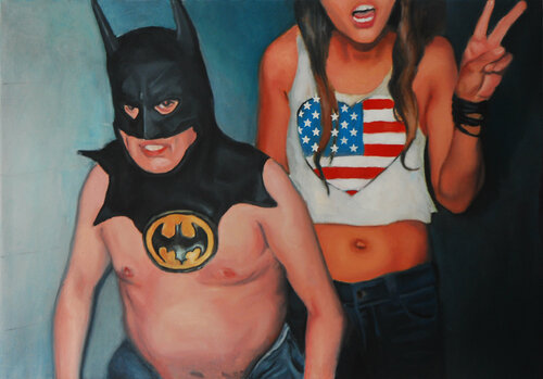 Superhero van Marek Działek, Schilderij te koop op Singulart