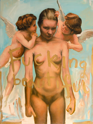 FCKN Beautiful von Marek Działek, Malerei kaufen auf Singulart